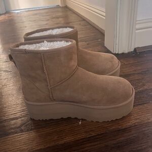 UGG- mini platform boots